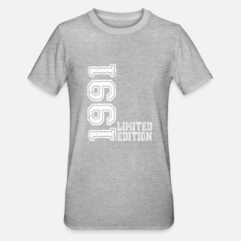 Édition limitée 1991 - T-shirt polycoton Unisexe - gris chiné