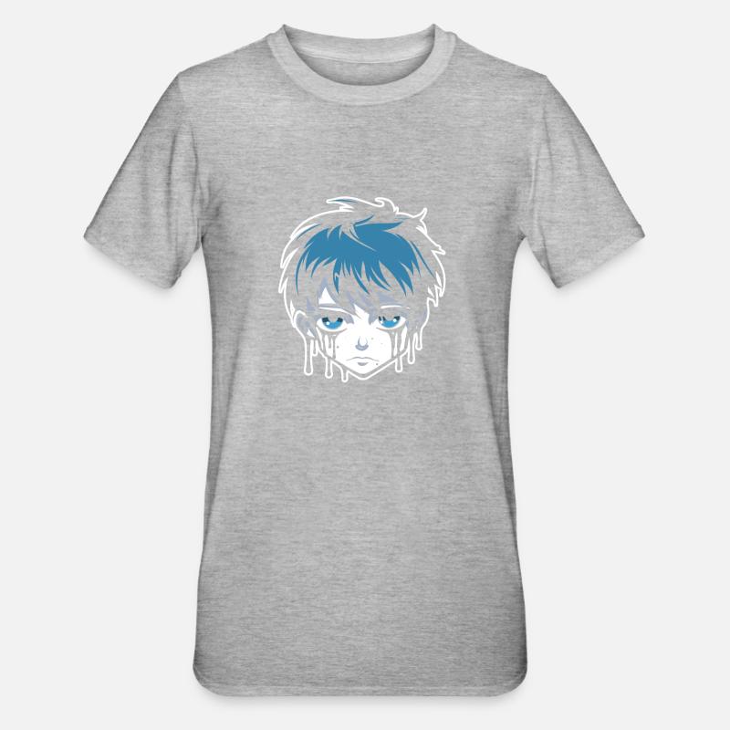 Emo Gothique - T-shirt polycoton Unisexe - gris chiné