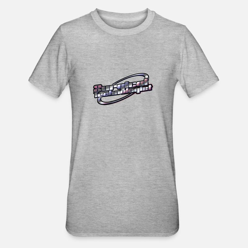 Chirurgisch-technischer Assistent Chirurg - Unisex Polycotton T-Shirt - Grau meliert