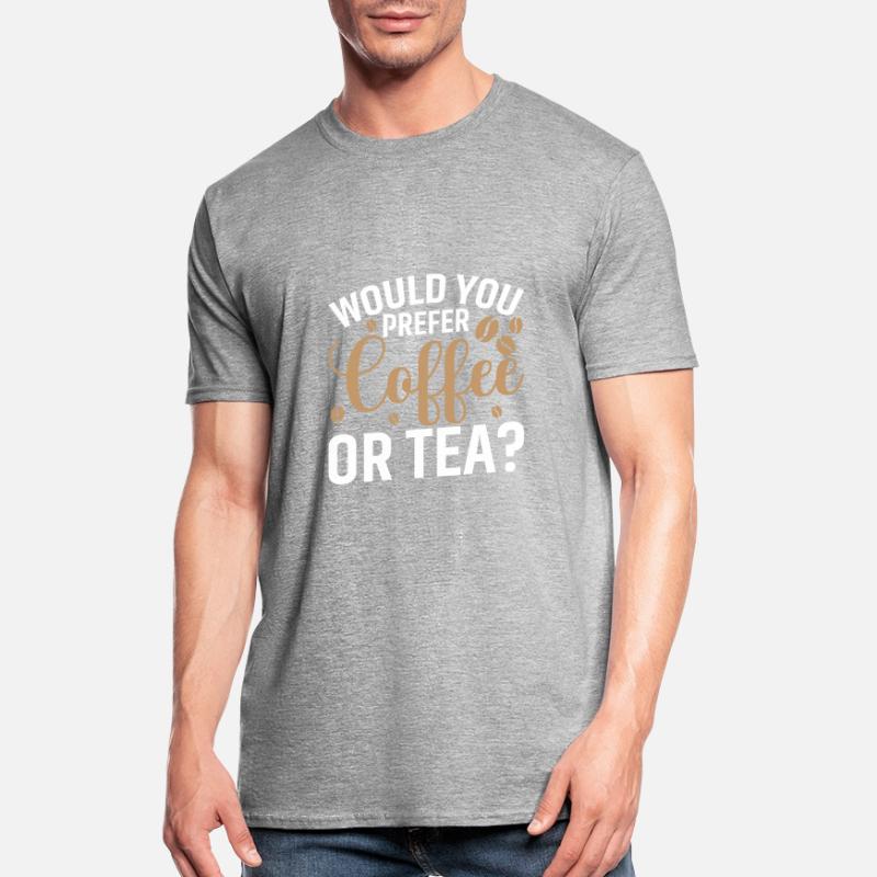 Bevorzugen Sie Kaffee Oder Tee? Unisex Polycotton T-Shirt