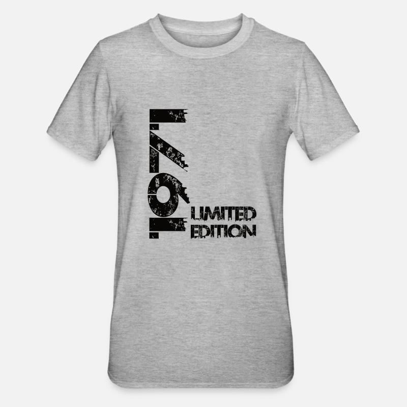 Édition limitée 1971 - T-shirt polycoton Unisexe - gris chiné