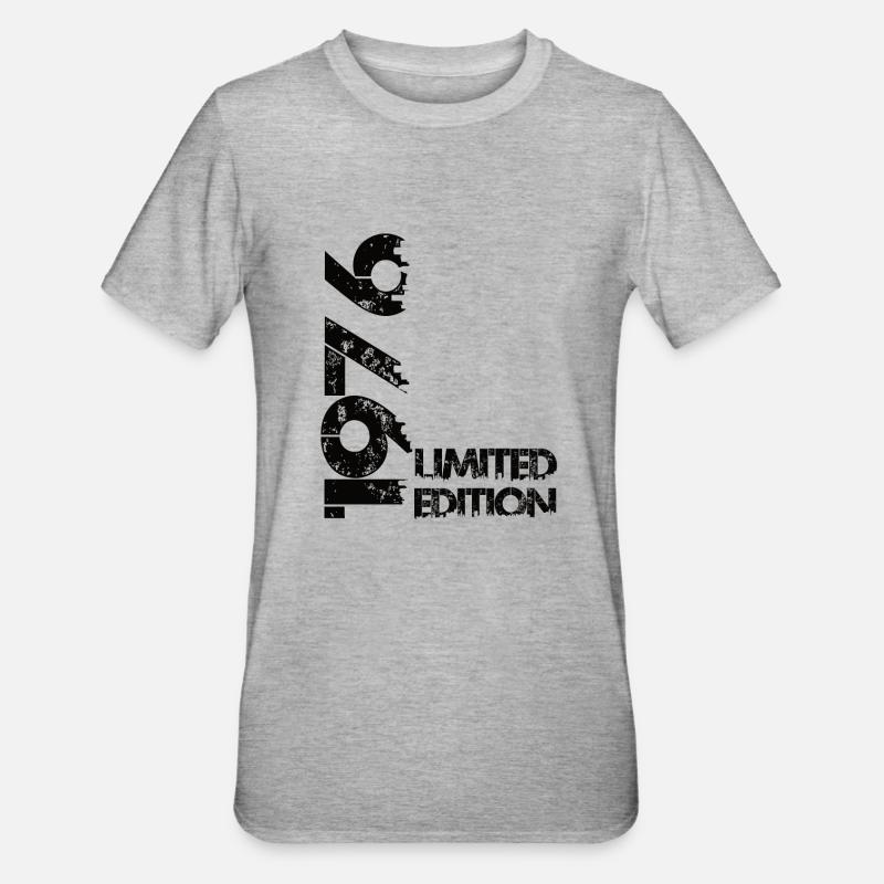 Édition limitée 1976 - T-shirt polycoton Unisexe - gris chiné
