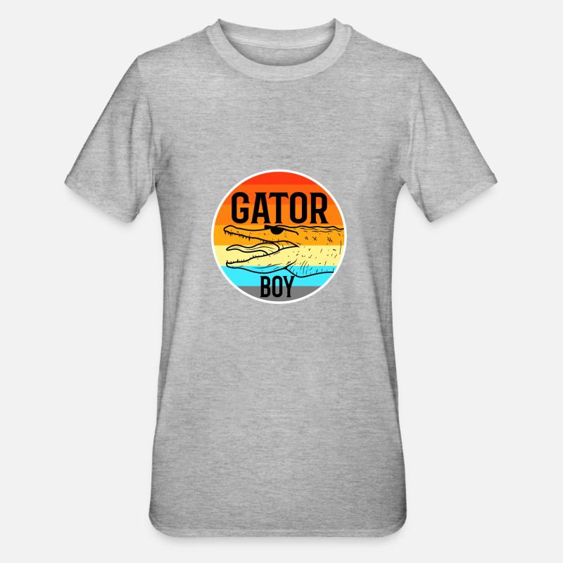 Gator Boy - T-shirt polycoton Unisexe - gris chiné