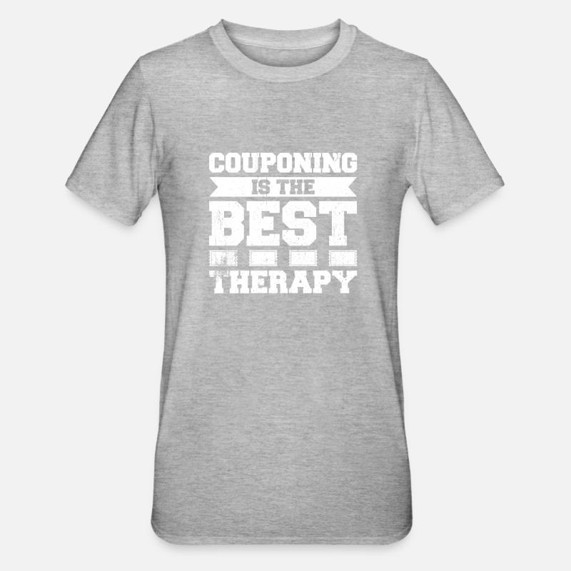 Coupon de points - T-shirt polycoton Unisexe - gris chiné