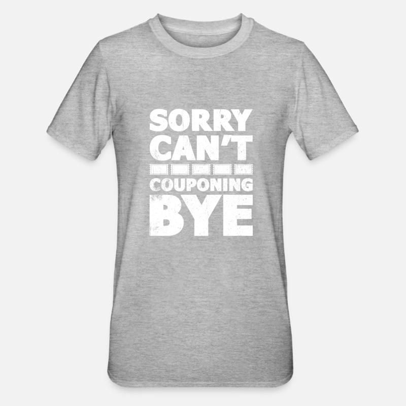 Coupon de points - T-shirt polycoton Unisexe - gris chiné