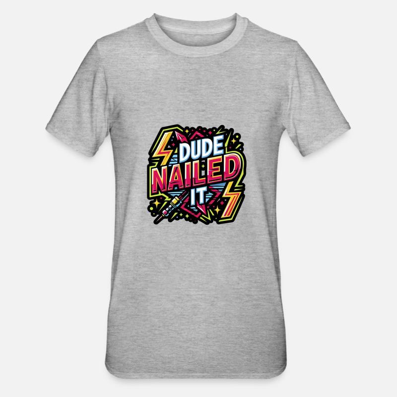 mec cloué 4 - T-shirt polycoton Unisexe - gris chiné
