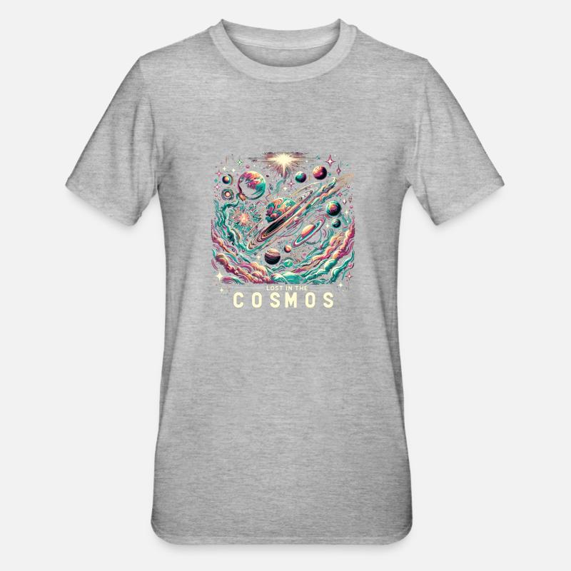 Astrophotographie Astronomie Caméra spatiale - T-shirt polycoton Unisexe - gris chiné