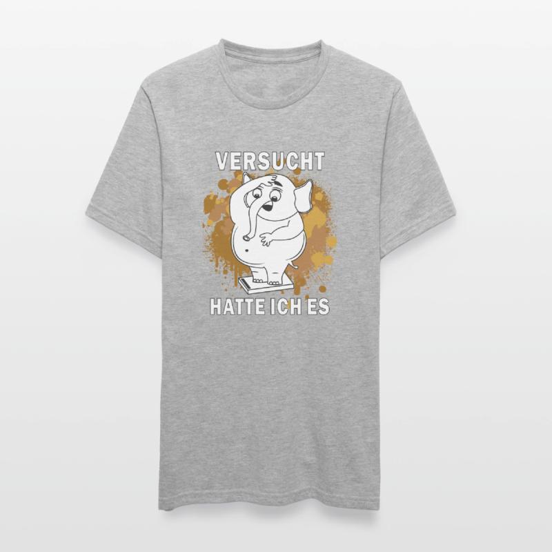 J’AVAIS ESSAYÉ DE PERDRE DU POIDS T-shirt polycoton Unisexe