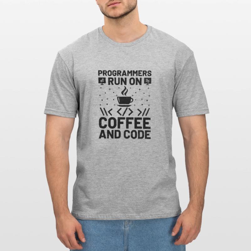 Kaffee-Codierung Programmierer Programmierer Entwickler Nerd Coff Unisex Polycotton T-Shirt