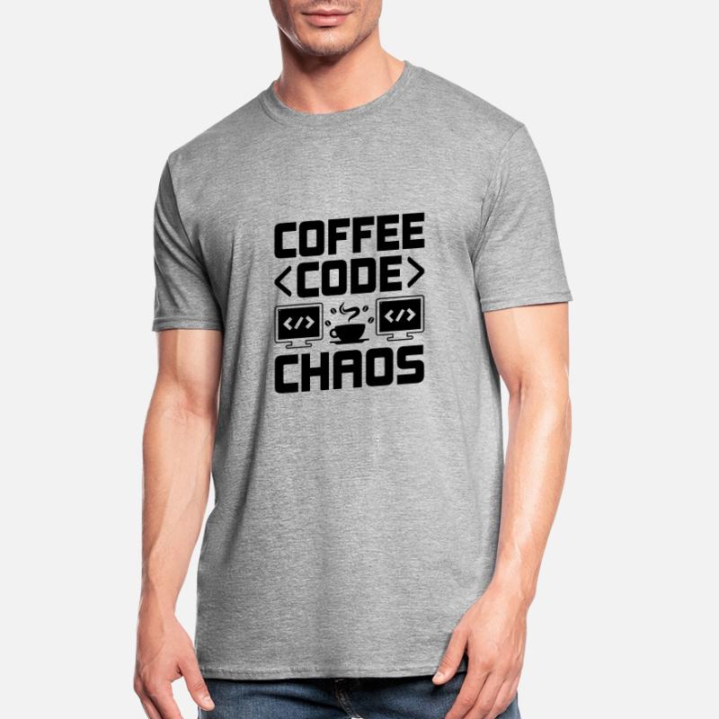 Kaffee-Codierung Programmierer Programmierer Entwickler Nerd Coff Unisex Polycotton T-Shirt
