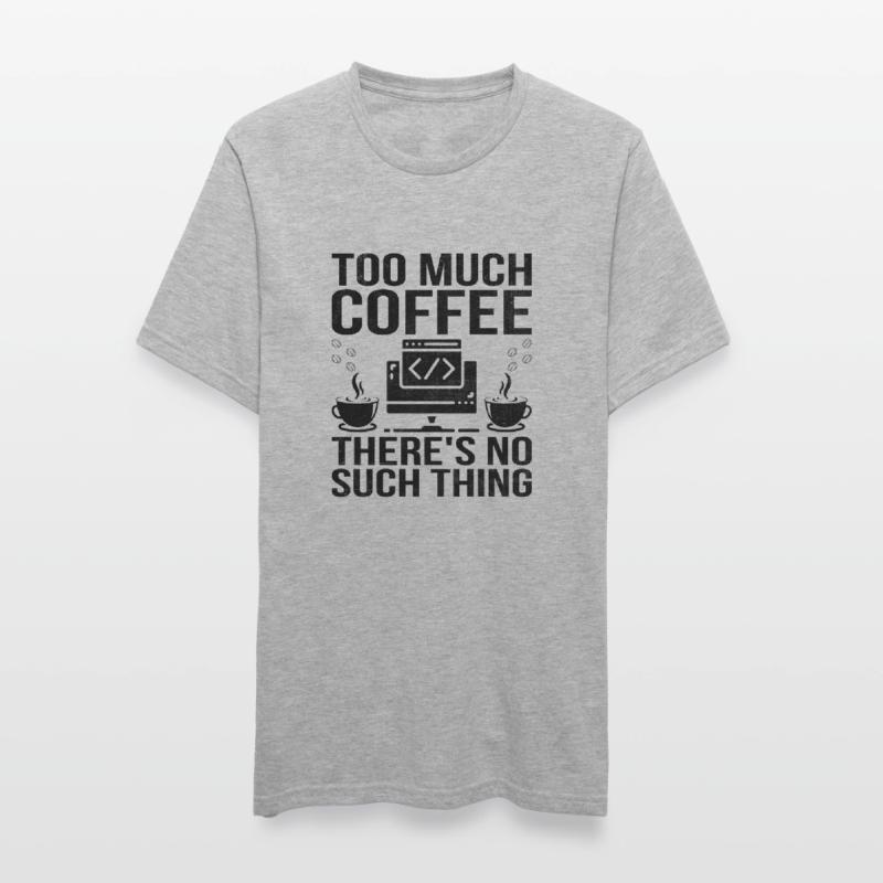 Kaffee-Codierung Programmierer Programmierer Entwickler Nerd Coff Unisex Polycotton T-Shirt