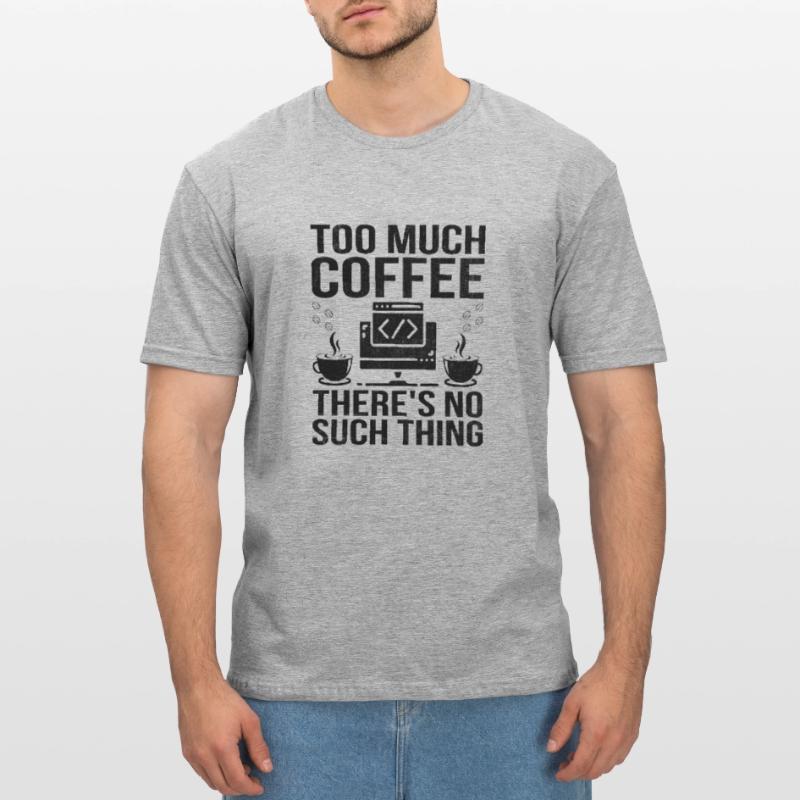 Kaffee-Codierung Programmierer Programmierer Entwickler Nerd Coff Unisex Polycotton T-Shirt