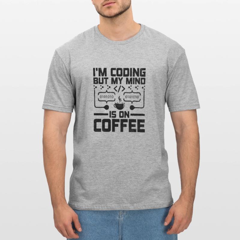 Kaffee-Codierung Programmierer Programmierer Entwickler Nerd Coff Unisex Polycotton T-Shirt