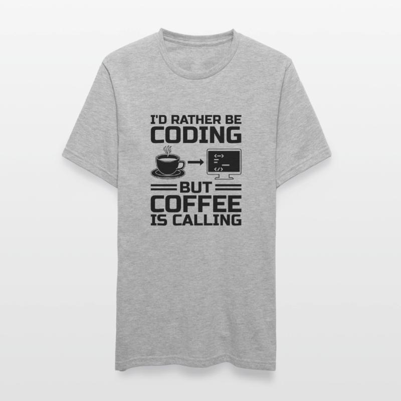 Kaffee-Codierung Programmierer Programmierer Entwickler Nerd Coff Unisex Polycotton T-Shirt