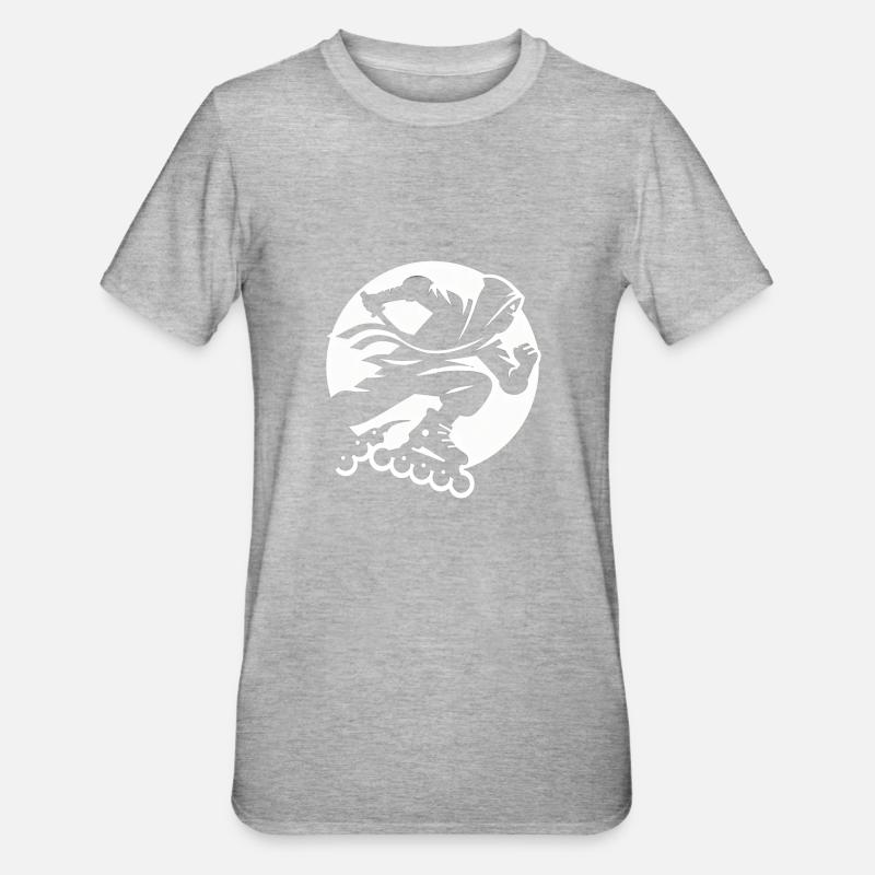 Rollerblade Ninja 11 - Unisex Polycotton T-Shirt - heather grey