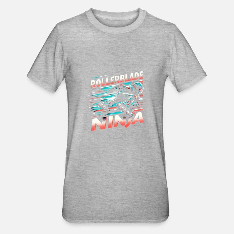 Rollerblade Ninja 13 - T-shirt polycoton Unisexe - gris chiné