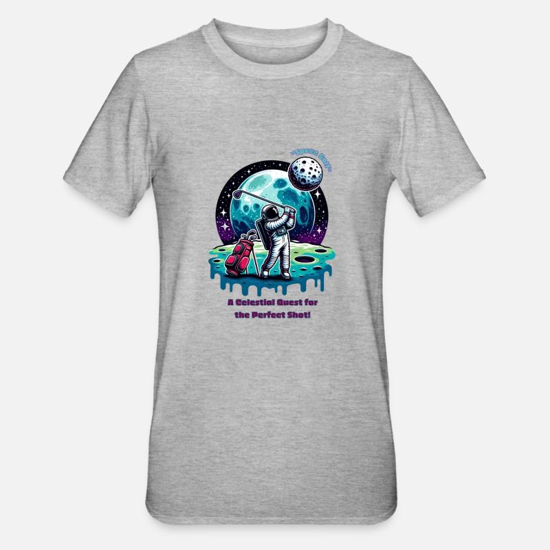 Golf de l’espace - T-shirt polycoton Unisexe - gris chiné