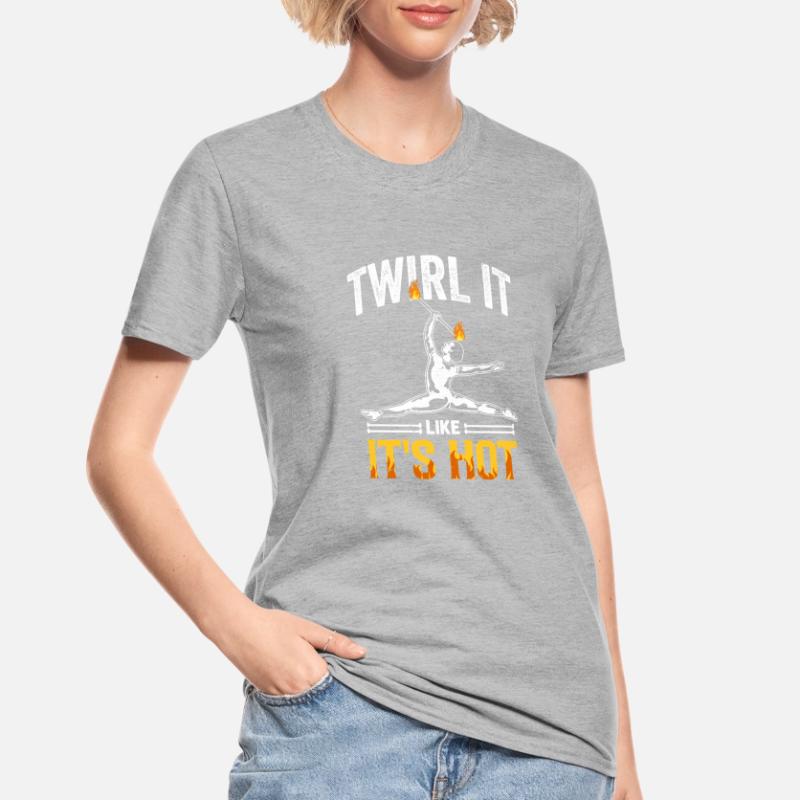 Fire Baton Fire Dance Fire Dancer Fire Dancer Unisex Polycotton T-Shirt