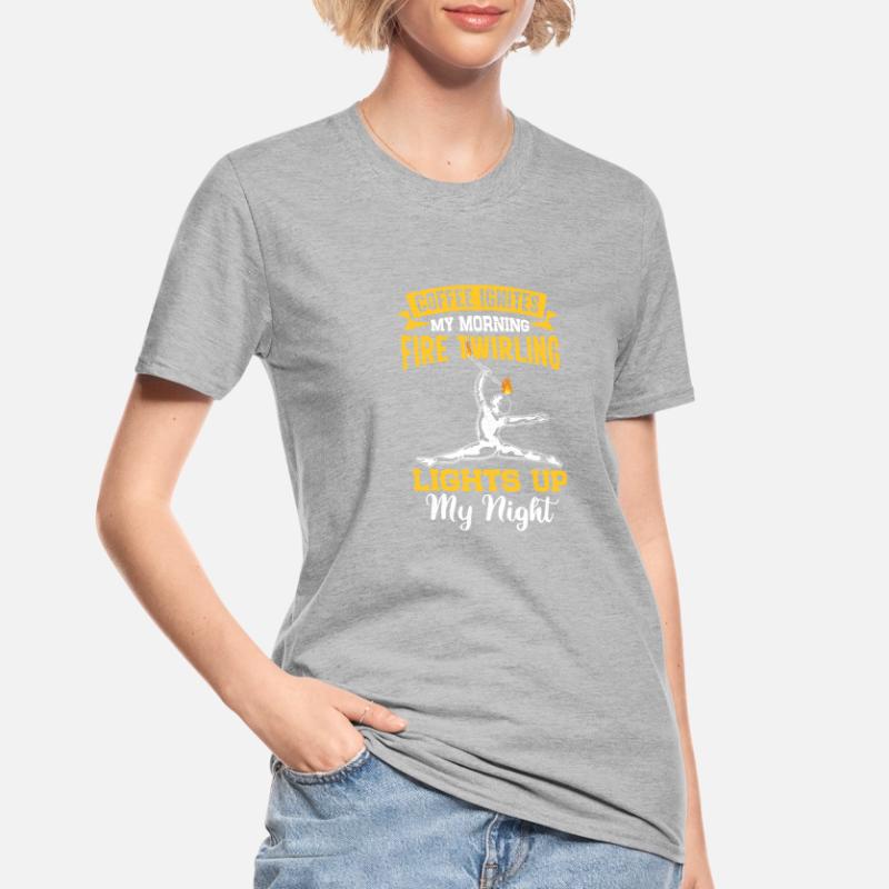 Fire Baton Fire Dance Fire Dancer Fire Dancer Unisex Polycotton T-Shirt