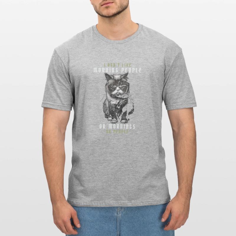 Ich mag keine Morgenmenschen oder Morgenmenschen oder Menschen Unisex Polycotton T-Shirt
