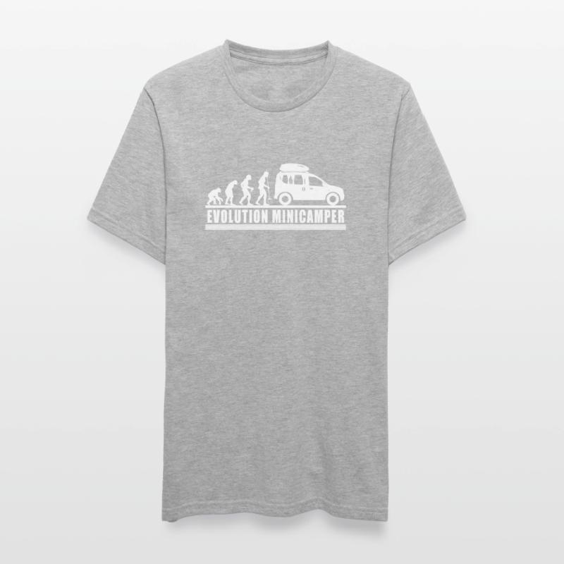 Evolution Minicamper Camping-Camper Microcamper Unisex Polycotton T-Shirt