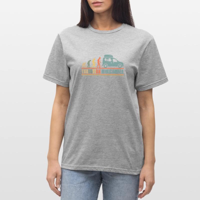 Evolution Minicamper Camping-Camper Microcamper Unisex Polycotton T-Shirt