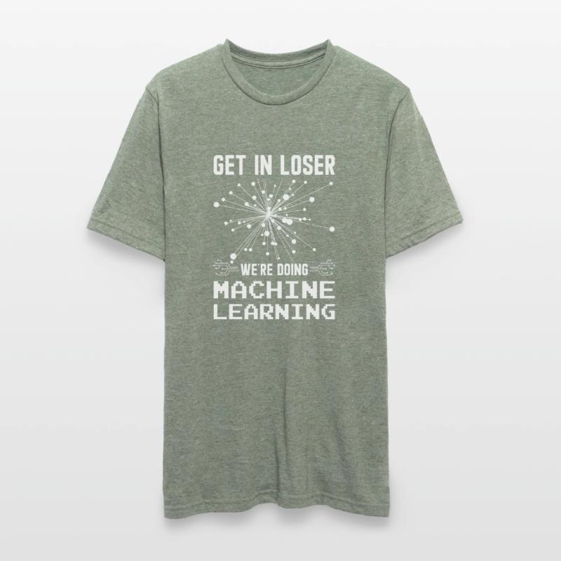 Machine Learning Algorithms AI Data Analyst Unisex Polycotton T-Shirt