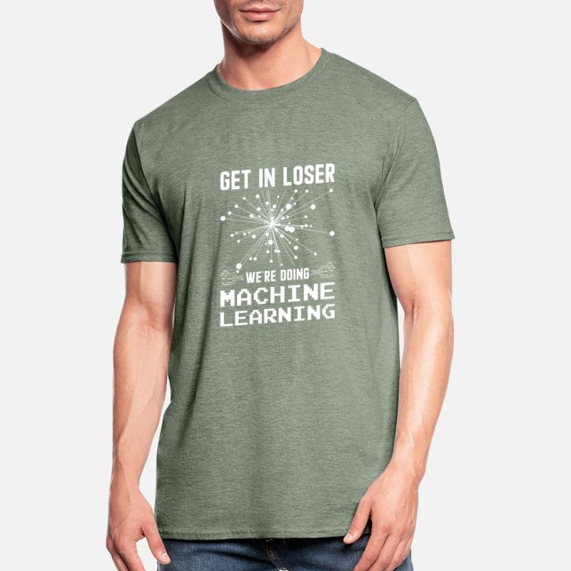 Machine Learning Algorithmen KI Datenanalyst Unisex Polycotton T-Shirt