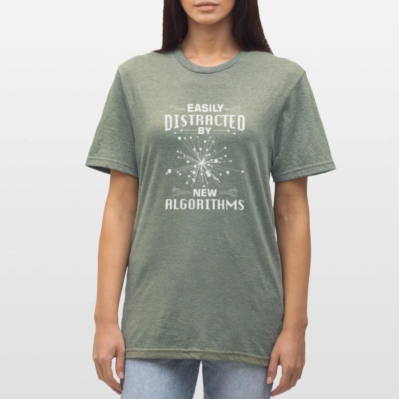 Machine Learning Algorithms AI Data Analyst Unisex Polycotton T-Shirt