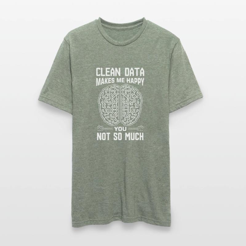 Machine Learning Algorithmen KI Datenanalyst Unisex Polycotton T-Shirt