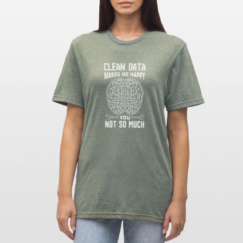 Machine Learning Algorithms AI Data Analyst Unisex Polycotton T-Shirt