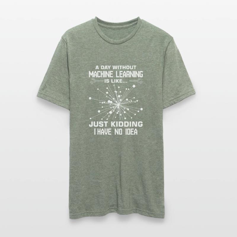 Machine Learning Algorithms AI Data Analyst Unisex Polycotton T-Shirt