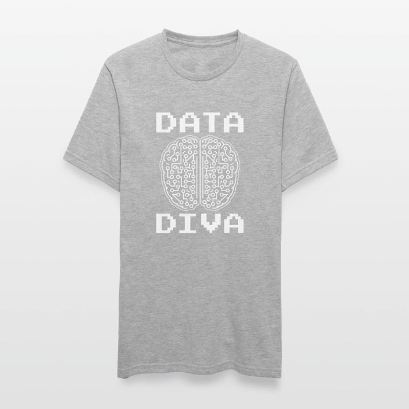 Machine Learning Algorithmen KI Datenanalyst Unisex Polycotton T-Shirt