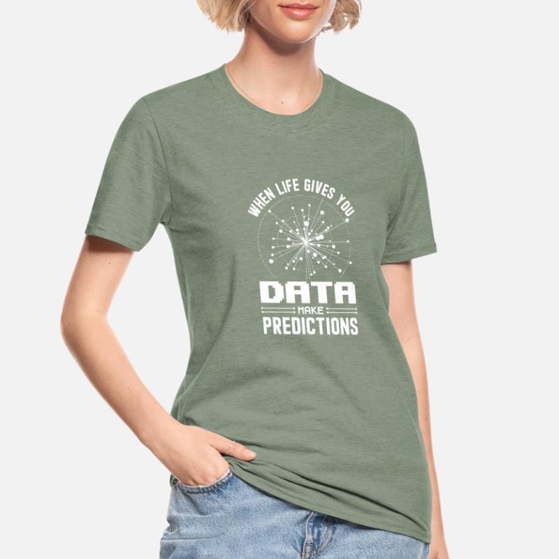 Machine Learning Algorithmen KI Datenanalyst Unisex Polycotton T-Shirt