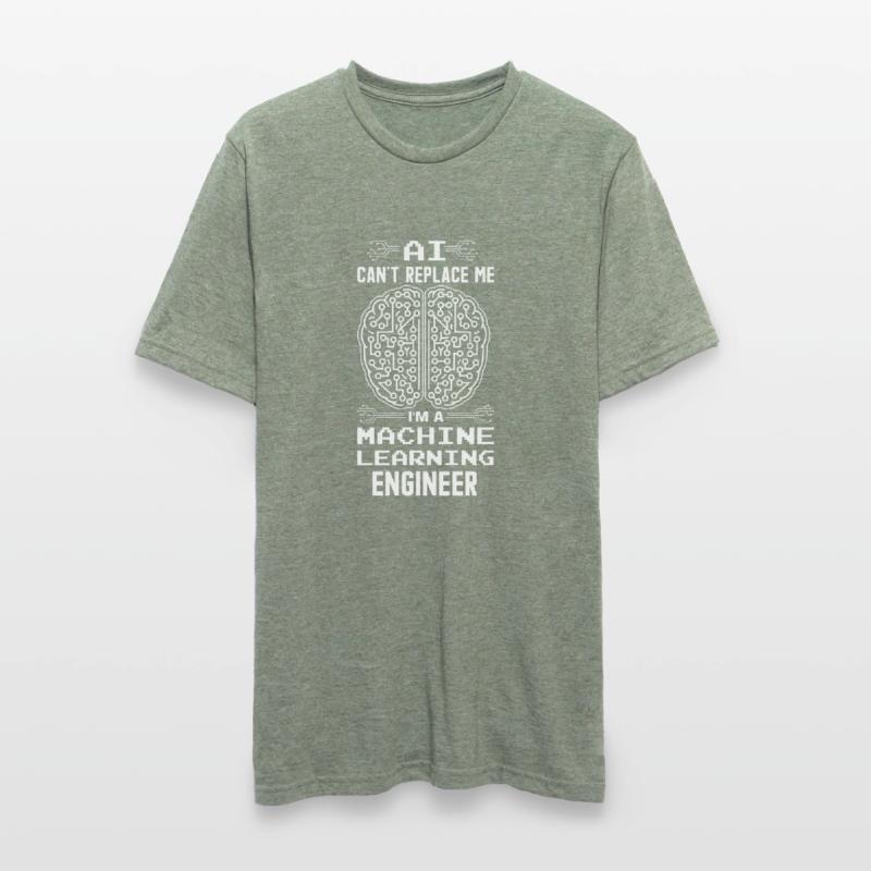 Machine Learning Algorithmen KI Datenanalyst Unisex Polycotton T-Shirt