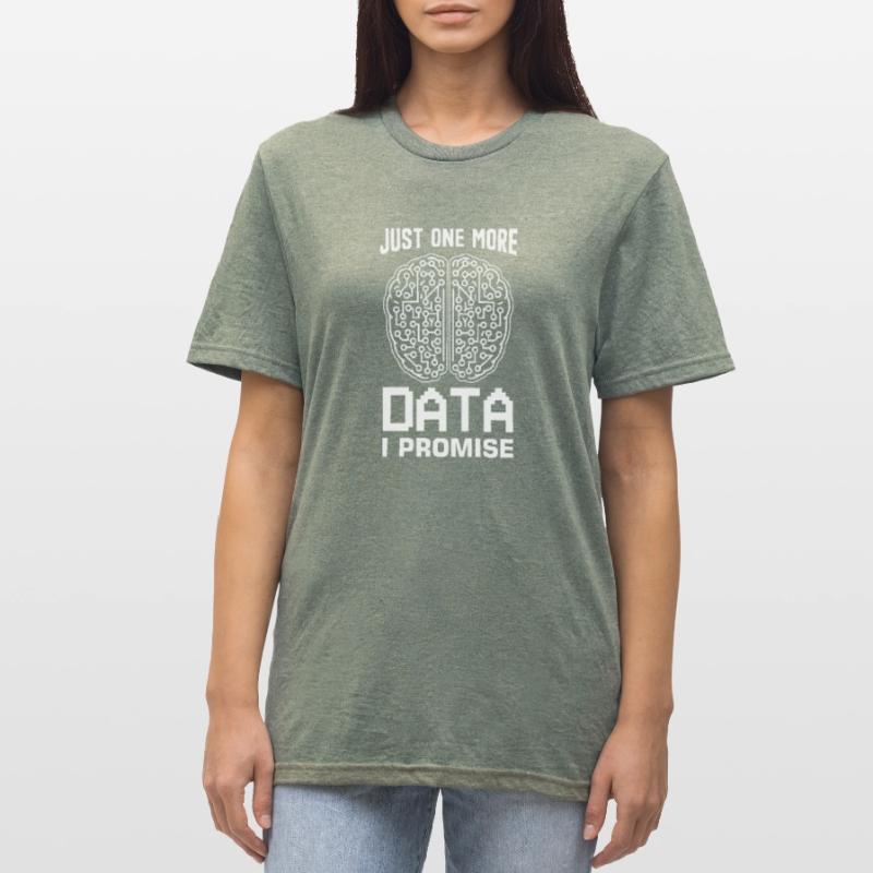 Machine Learning Algorithms AI Data Analyst Unisex Polycotton T-Shirt