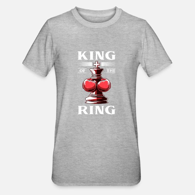 Boxe d’échecs - T-shirt polycoton Unisexe - gris chiné