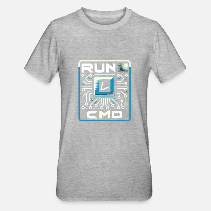 Exécuter Cmd 38 - T-shirt polycoton Unisexe - gris chiné