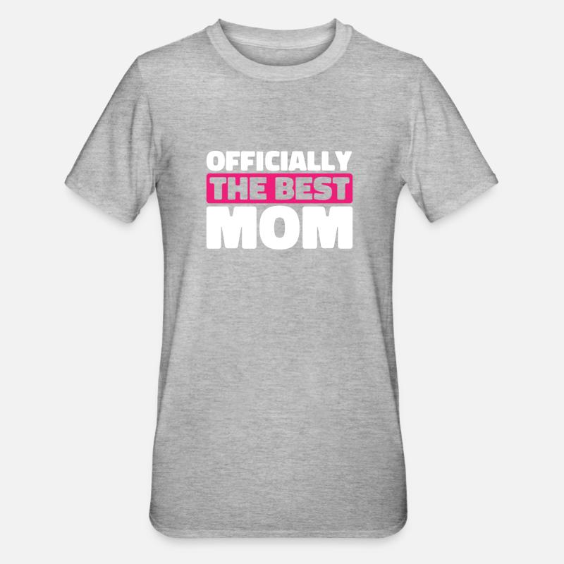 Mama Mutter Meilleure Maman - T-shirt polycoton Unisexe - gris chiné