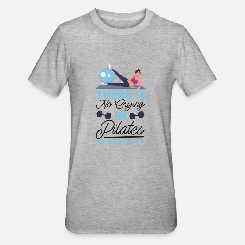 Pilates Instructor Teacher There - Unisex Polycotton T-Shirt - heather grey