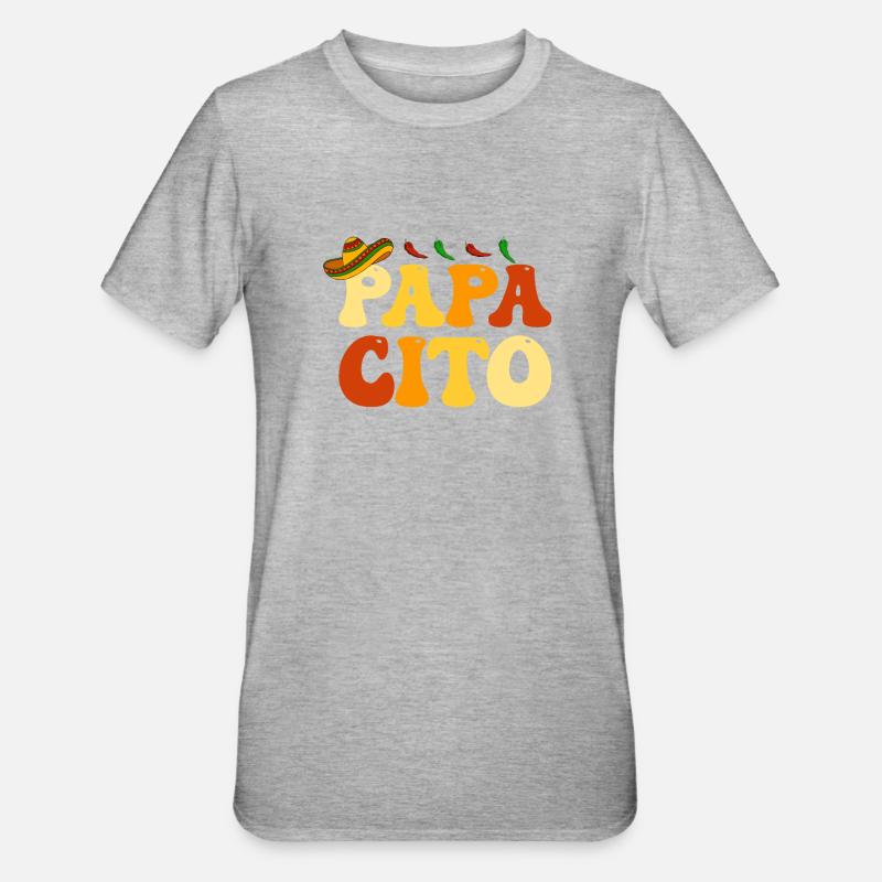 Cinco de Mayo - T-shirt polycoton Unisexe - gris chiné