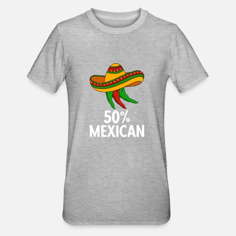 Cinco de Mayo - T-shirt polycoton Unisexe - gris chiné