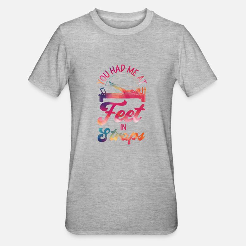 Instructeur de Pilates Professeur - T-shirt polycoton Unisexe - gris chiné