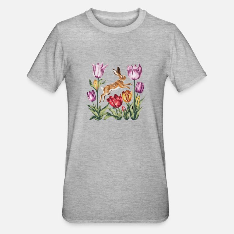 Ostara Eostre Equinox Witch Pagan Goddess Rituals - Unisex Polycotton T-Shirt - heather grey