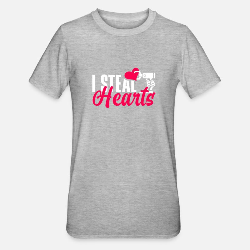 Programmeur de robots robotiques - T-shirt polycoton Unisexe - gris chiné