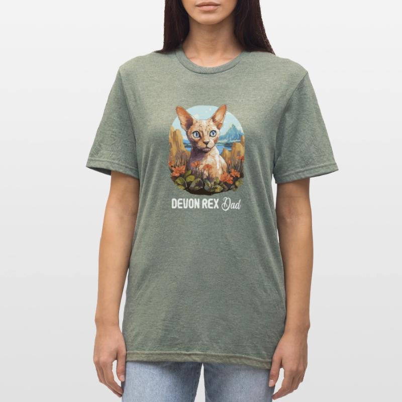 Devon Rex Kitten Devon Rex Cat Unisex Polycotton T-Shirt