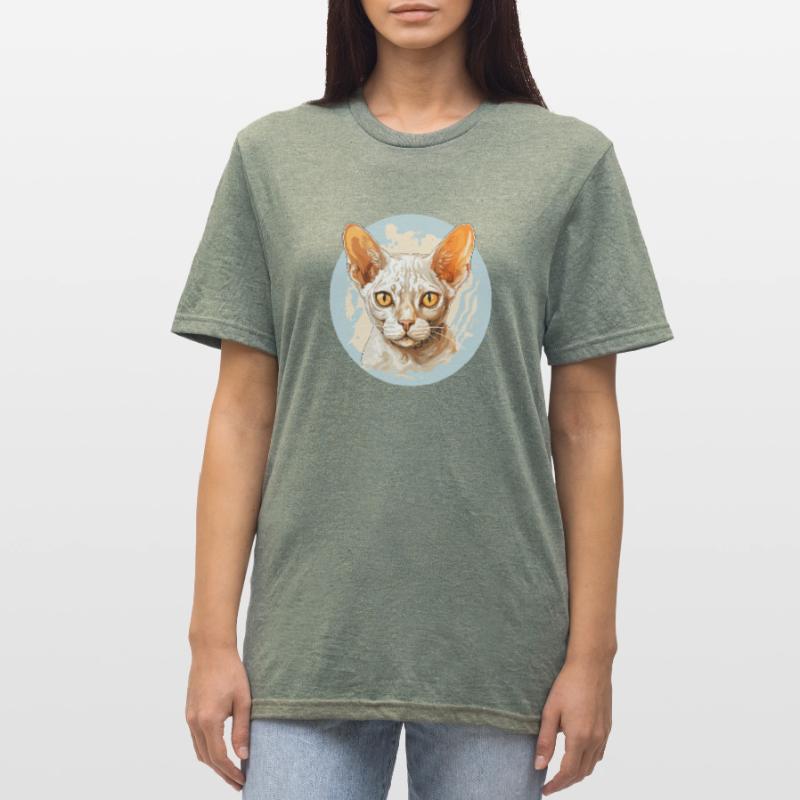 Devon Rex Kitten Devon Rex Cat Unisex Polycotton T-Shirt