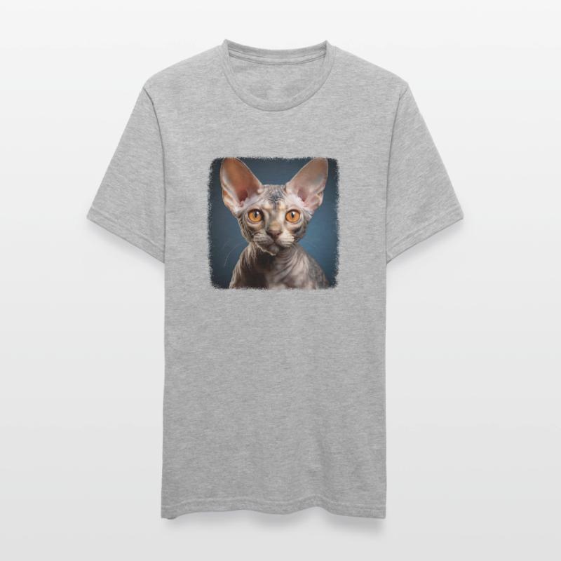 Devon Rex Kätzchen Devon Rex Katze Unisex Polycotton T-Shirt