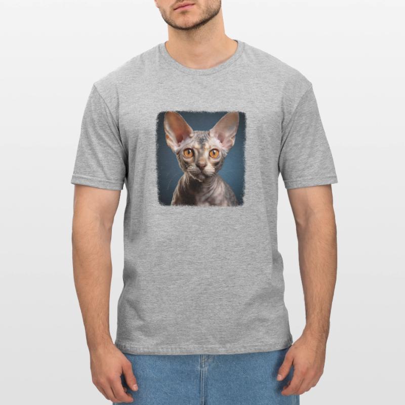 Devon Rex Kätzchen Devon Rex Katze Unisex Polycotton T-Shirt