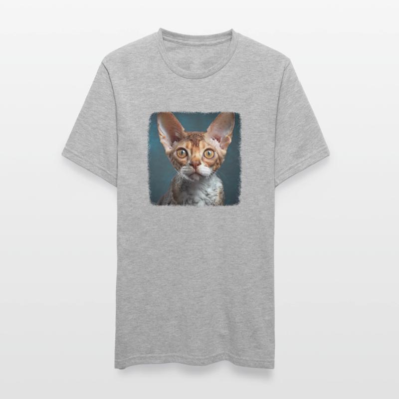 Devon Rex Kätzchen Devon Rex Katze Unisex Polycotton T-Shirt